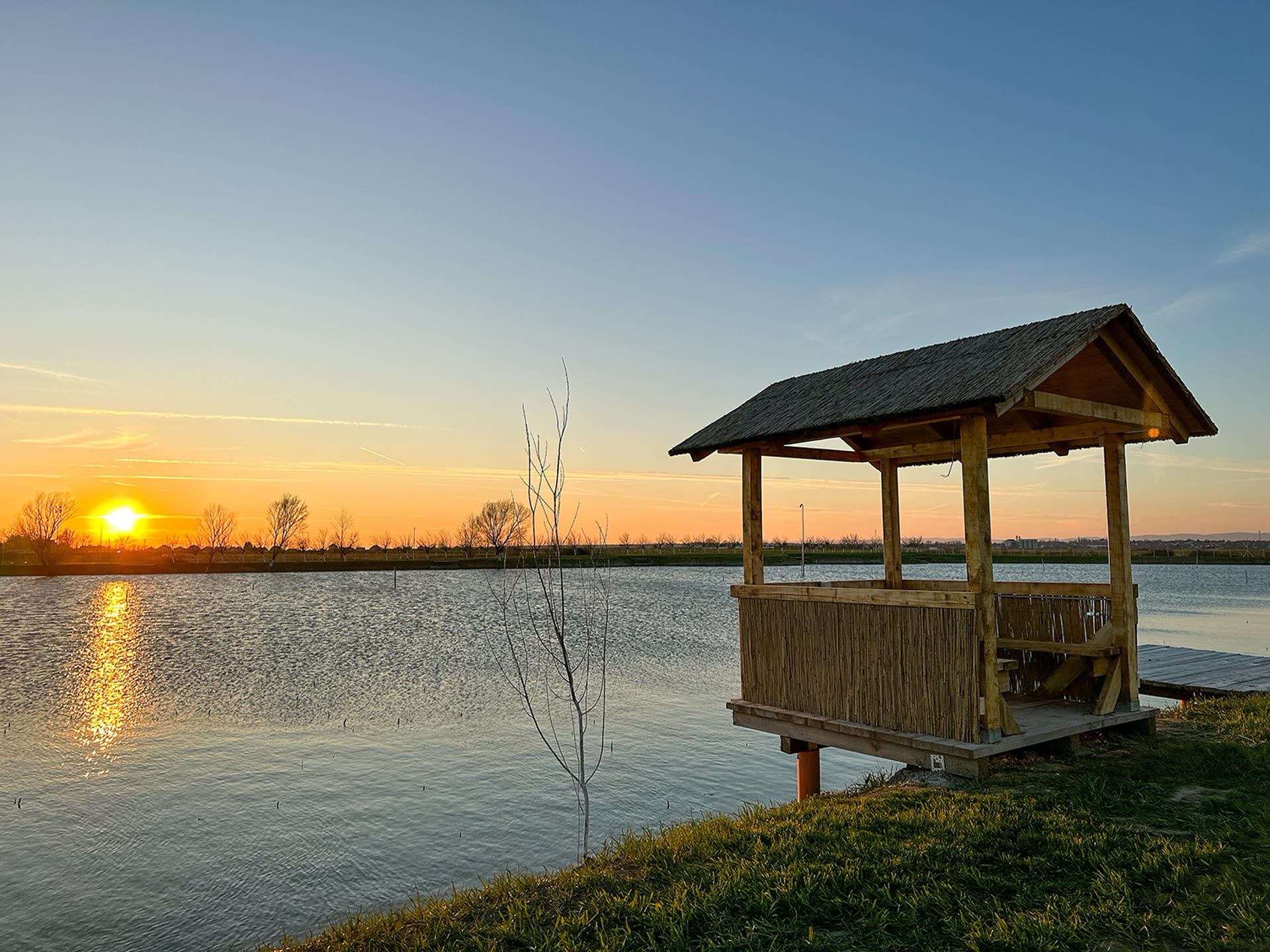 Sunset at the lake